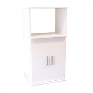 Mueble para Microondas PLATINUM 30450 Blanco / Tabaco