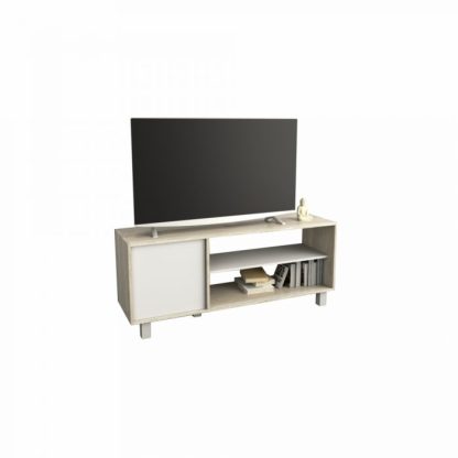 Mesa para TV 1 Puerta 2 Estantes TABLES 4102 Nevado / Everest