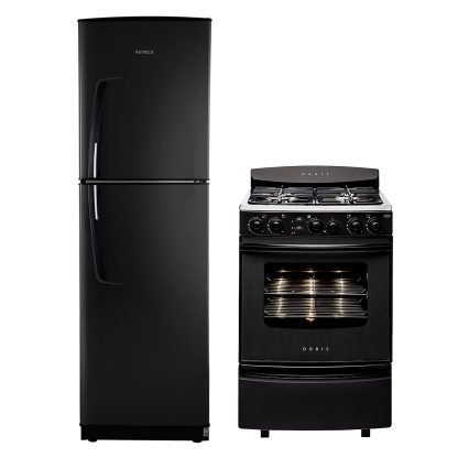 Combo Heladera Patrick HPK136 y Cocina Orbis 968GP3