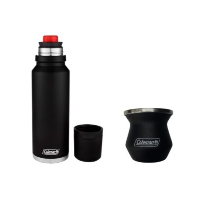 Set Matero Termo y Mate Coleman Negro