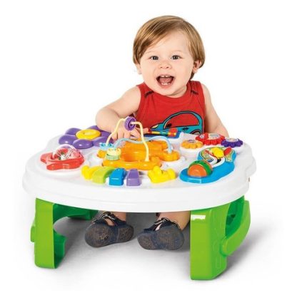 Smart Table Calesita Mesa Didáctica Musical Encastres Bebe