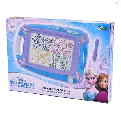 Pizarra Frozen Black Magnetic Board Ditoys 2284