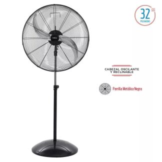 Ventilador De Pie Liliana 32" Vpi32 Industrial 2 Aspas