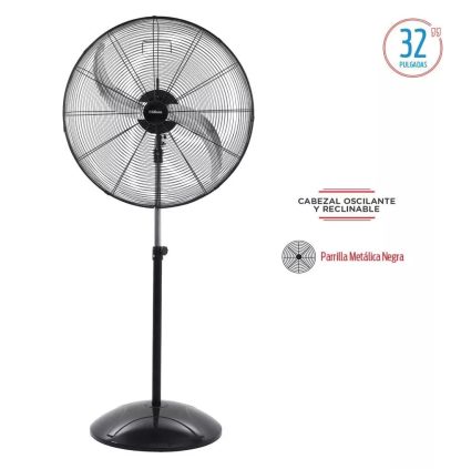 Ventilador De Pie Liliana 32" Vpi32 Industrial 2 Aspas