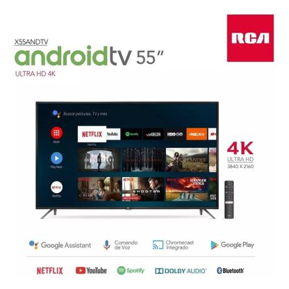 Tv Led Rca 55" Smart 4k X55and  C/Android