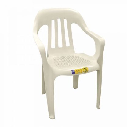 Silla Plástica de Jardín Apilable VOSS 2000 FIESTA Blanco