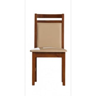 Silla con Asiento y Respaldo Tapizado en Pana Gris DADONE MONTECATINI GIORNO MC020 Color Castaño