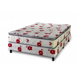 Somier Y Colchon Maxiking Siesta Confort 2 Plaza 140x190x28