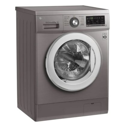Lavarropas Automático LG WM8516EE6 8.5 Kg Gris