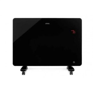 Radiador Digital De Vidrio Atvc1521p 1500w Negro