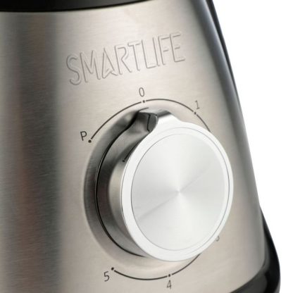 Licuadora SMARTLIFE SL-BL 1055PN 600W Jarra de Vidrio 1.5 Litros Negra