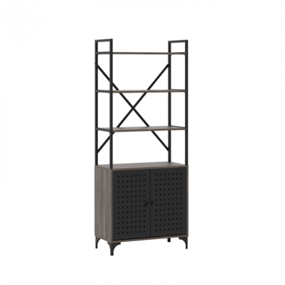 ESTANTERIA DIELFE ESS070 SOHO NEGRO/CAÑON
