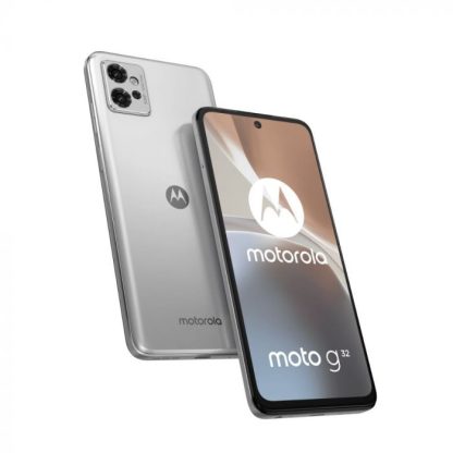Celular MOTOROLA G32 4GB RAM 128GB Almacenamiento Plata