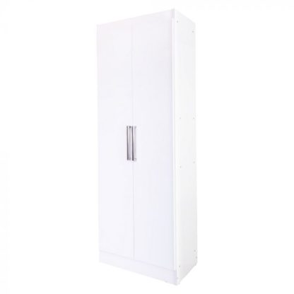 Armario Despensero Multiuso 2 Puertas 4 Estantes MÁXIMO Color Blanco