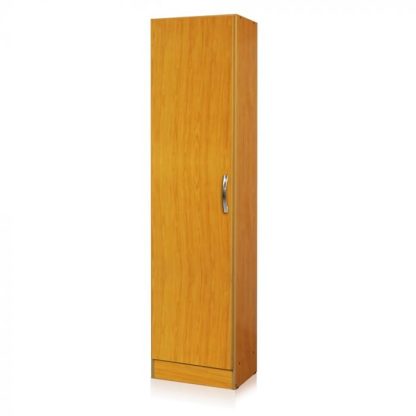 Armario Despensero Multiuso 1 Puerta 4 Estantes RICCHEZZE ARCO Color Roble